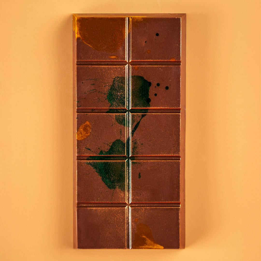 Pistachio Kunafa Chocolate Block