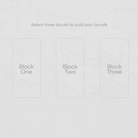 3 Blocks Bundle - Choced