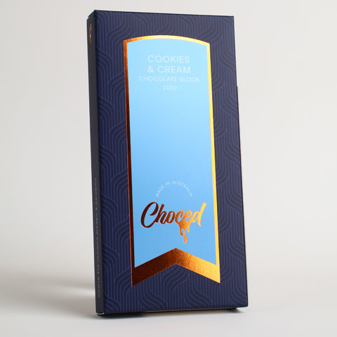 Cookies and Cream Chocolate Block