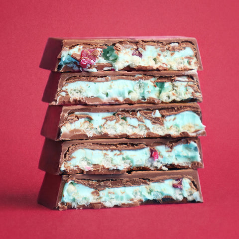 Bubble Gum Bandit Chocolate Block