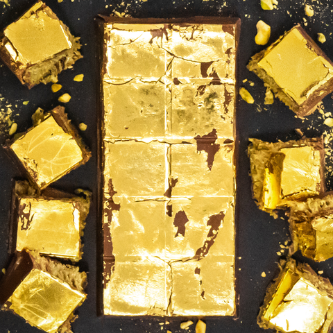 Choced Gold Foil Pistachio Kunafa