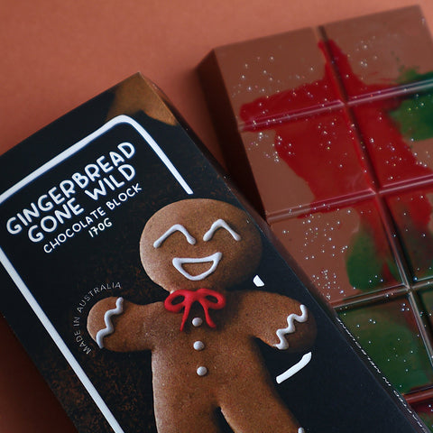 Gingerbread Gone Wild Chocolate Block - Choced
