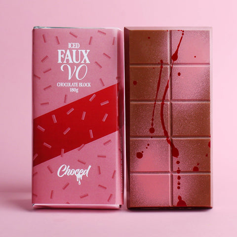 Iced Faux Vo Chocolate Block - Choced