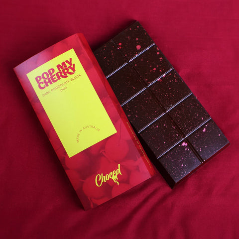 Pop My Cherry Chocolate Block - Choced