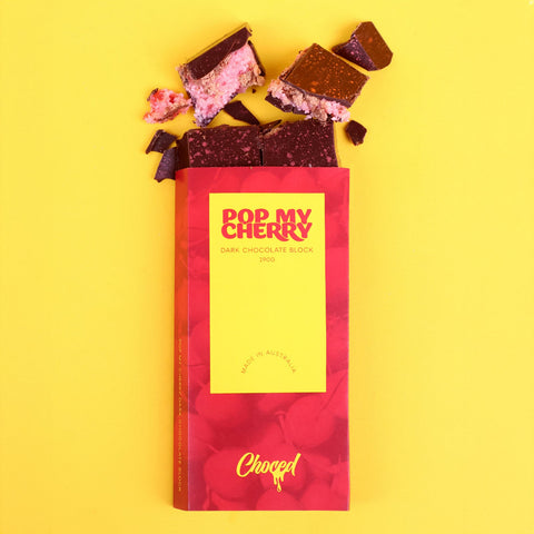 Pop My Cherry Chocolate Block - Choced