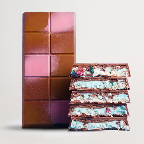Choced Bubble Gum Bandit Chocolate Block