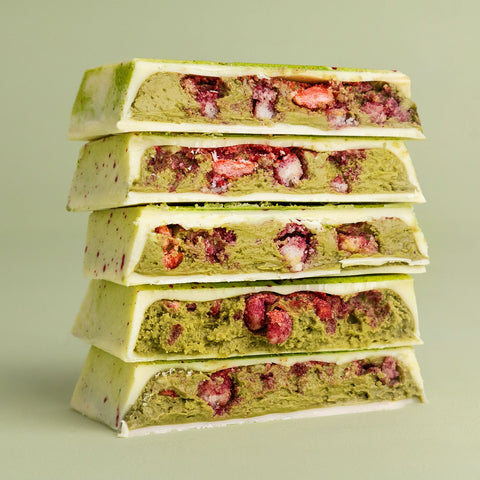 Strawberry Matcha Chocolate Block 2 Pack