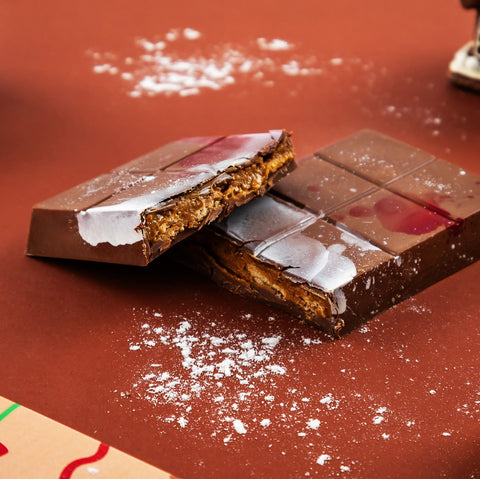 Grinchy Gingercrumbs Chocolate Block - Choced