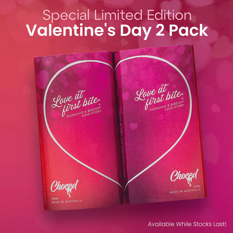 Limited Edition Valentine's Day 2 - Pack | Pistachio Biscoff - Choced