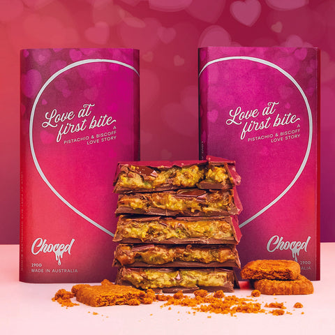 Limited Edition Valentine's Day 2 - Pack | Pistachio Biscoff - Choced