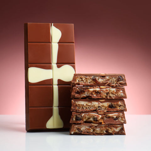 Not Cross Bun Chocolate Block - Choced