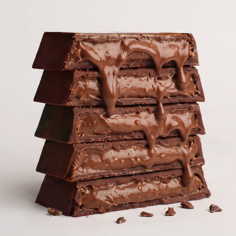 Nutella Kunafa Chocolate Block - Choced