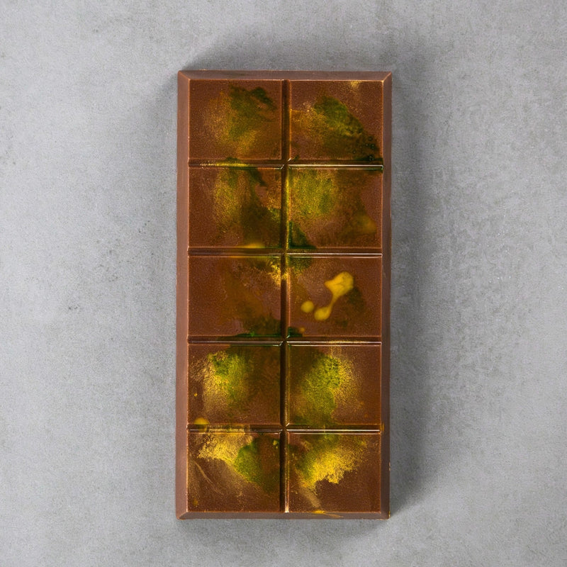 Pistachio Kunafa Chocolate Block - Choced