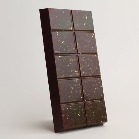 Pistachio Kunafa Dark Chocolate Block - Choced