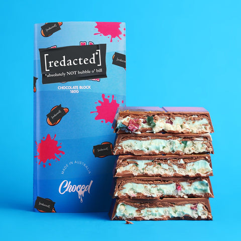 Redacted "Bubblegum Ice Cream" Chocolate Block - Choced