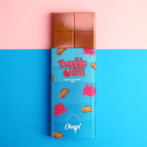 Trouble O' Bill Chocolate Block - Choced