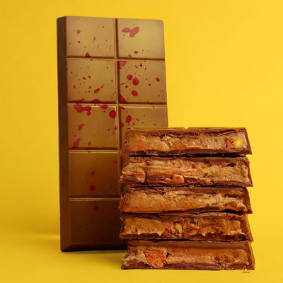 "REDACTED" on Toast Chocolate Block