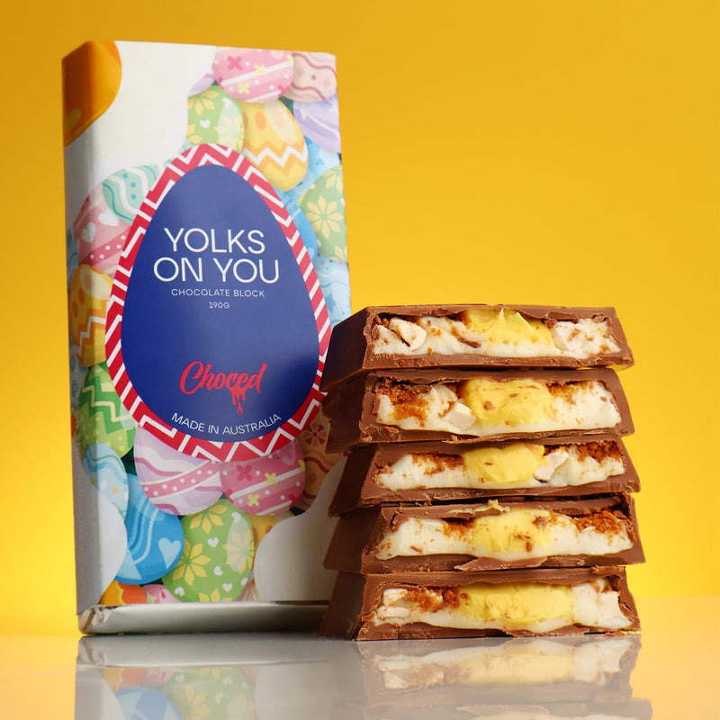 Yolks On You Chocolate Block - Choced
